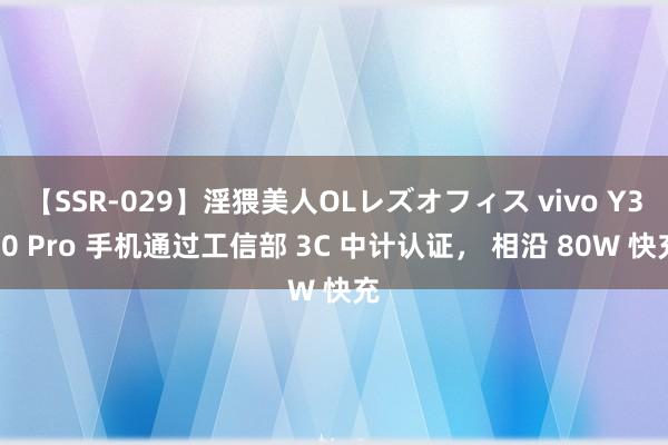 【SSR-029】淫猥美人OLレズオフィス vivo Y300 Pro 手机通过工信部 3C 中计认证， 相沿 80W 快充