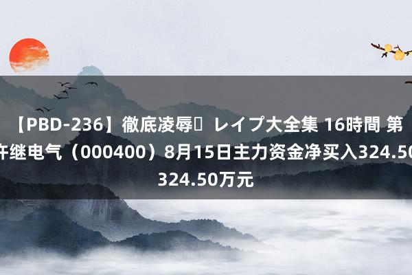 【PBD-236】徹底凌辱・レイプ大全集 16時間 第2集 许继电气（000400）8月15日主力资金净买入324.50万元