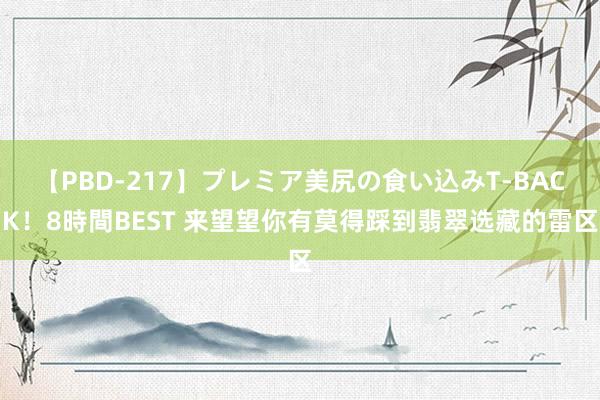 【PBD-217】プレミア美尻の食い込みT-BACK！8時間BEST 来望望你有莫得踩到翡翠选藏的雷区