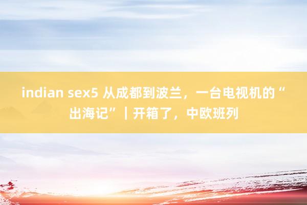 indian sex5 从成都到波兰，一台电视机的“出海记”｜开箱了，中欧班列