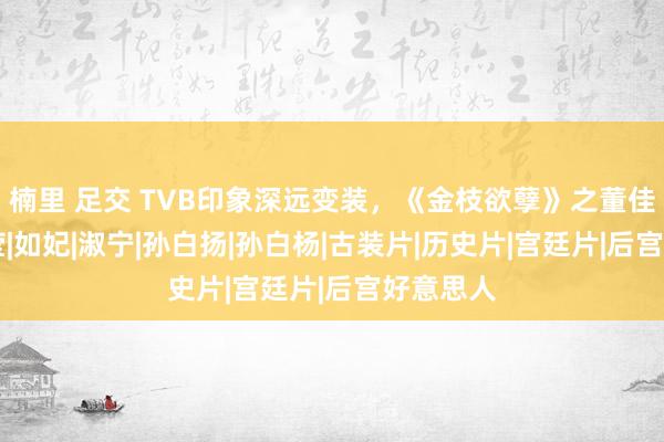 楠里 足交 TVB印象深远变装，《金枝欲孽》之董佳尔淳|玉莹|如妃|淑宁|孙白扬|孙白杨|古装片|历史片|宫廷片|后宫好意思人